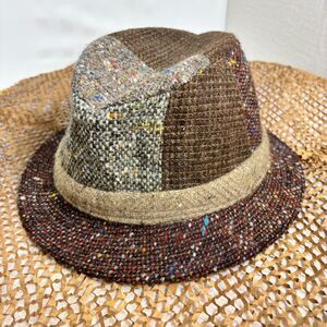 VTG Jonathan Richard Fedora | 100% Wool | Made in Ireland | Size S